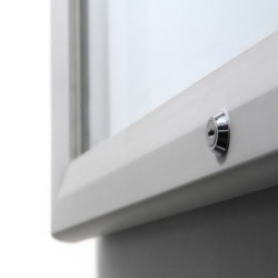 Vitrína PLUS SCT 9x DIN A4, antracitová, uzamykatelná, venkovní