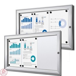 Vitrína PLUS SCS 3xDIN A4, interiérová