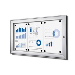 Vitrína PLUS SCS 3xDIN A4, interiérová
