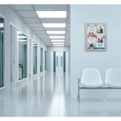 Vitrína PLUS SCS 4xDIN A4, interiérová