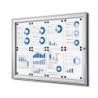 Vitrína PLUS SCS 8xDIN A4, certifikace B1, interiérová