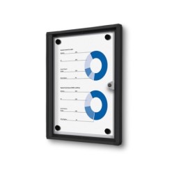 Vitrína ECO SCXS 1xDIN A4, černá, interiérová