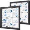 Vitrína PLUS SCS 6xDIN A4, černá, interiérová