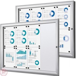 Vitrína PLUS SCS 8xDIN A4, certifikace B1, interiérová