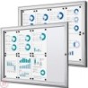 Vitrína PLUS SCS 8xDIN A4, certifikace B1, interiérová