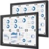 Vitrína PLUS SCS 8xDIN A4, černá, interiérová