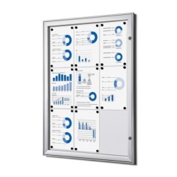 Vitrína PLUS SCS 9xDIN A4, interiérová