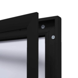 Vitrína PLUS SCS 9xDIN A4, černá, interiérová